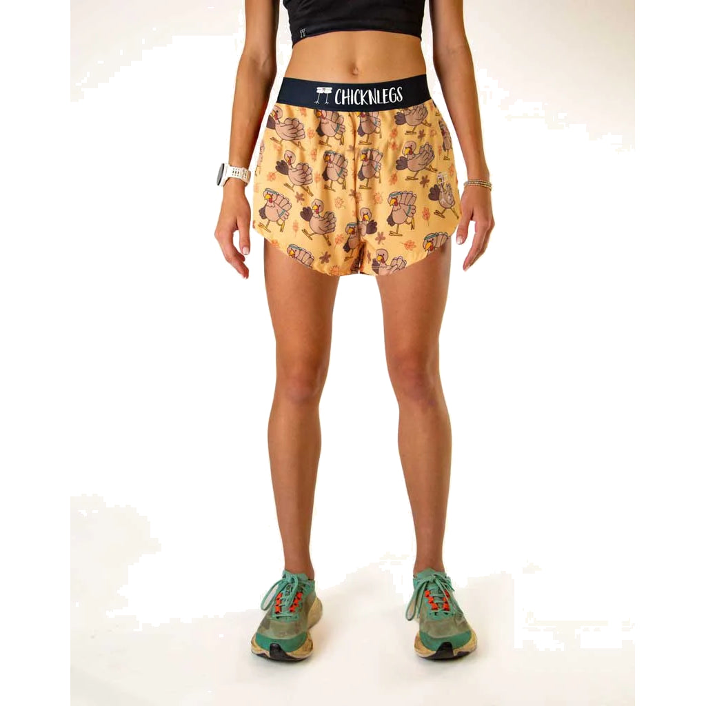 ChicknLegs Women's 4" Split Shorts