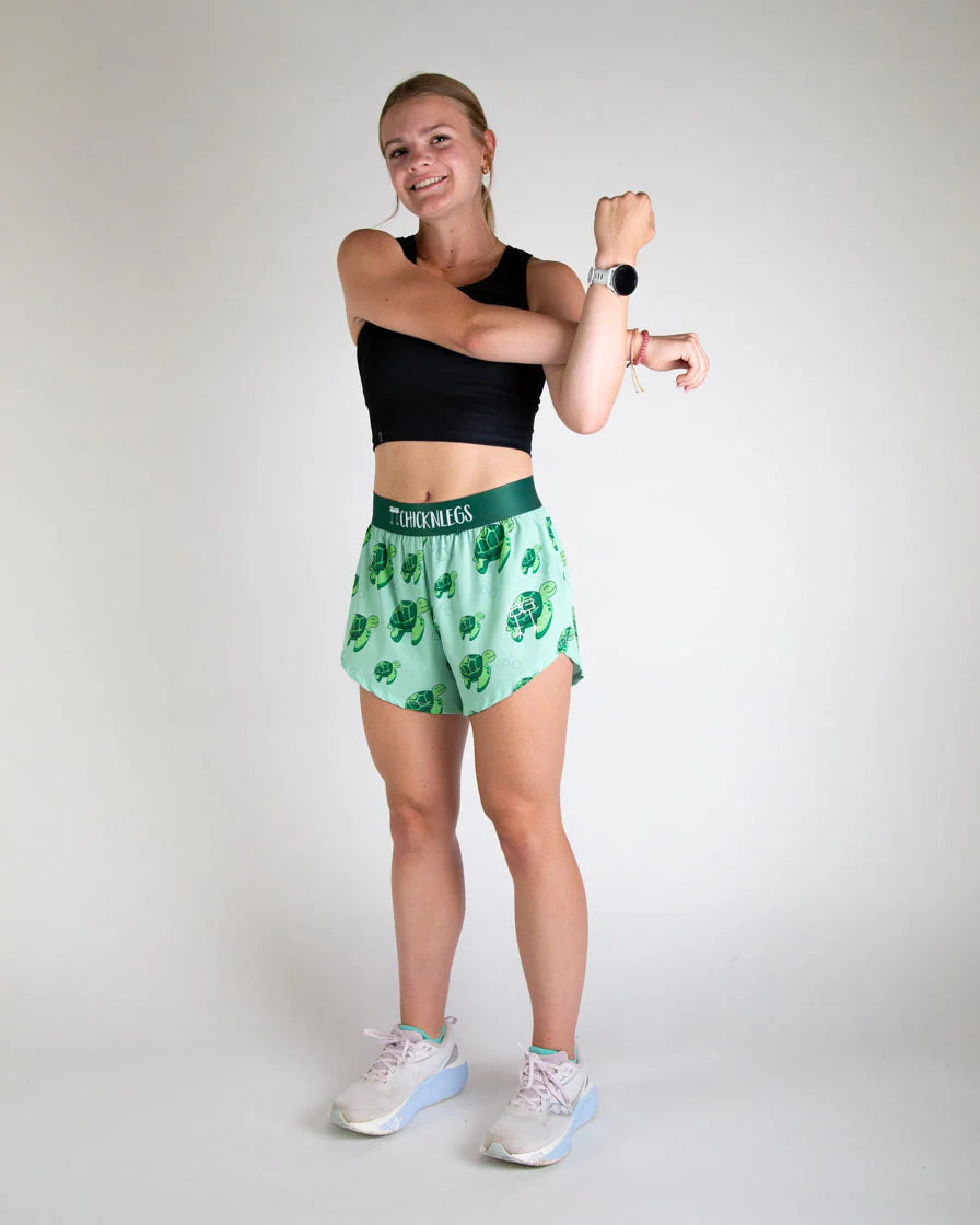 ChicknLegs Women's 4" Split Shorts