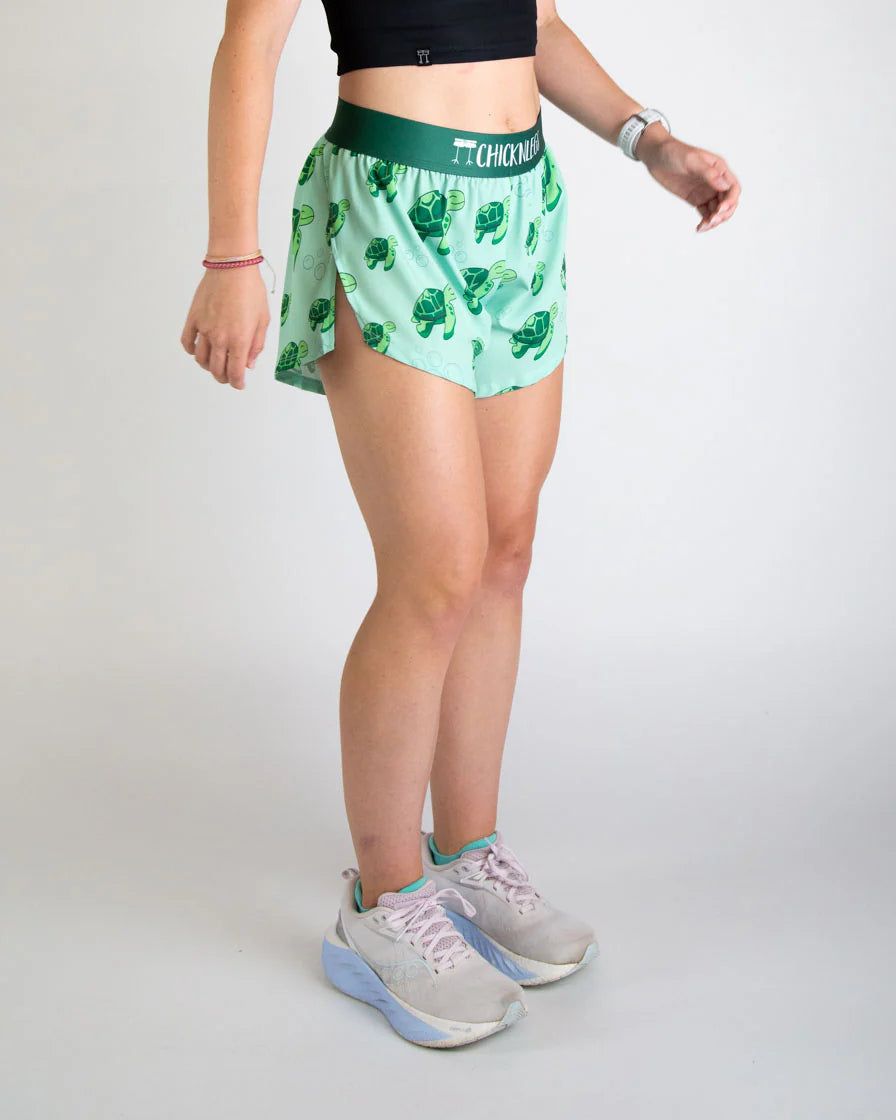 ChicknLegs Women's 4" Split Shorts