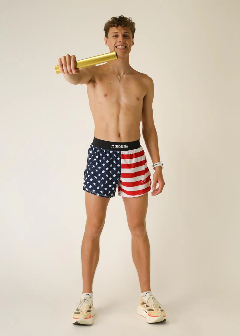 ChicknLegs Men's 4" Split Shorts